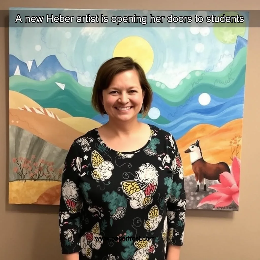 Artistic representation for A new Heber artist is opening her doors to students