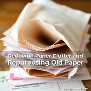 Read more about the article Reducing Paper Clutter and Repurposing Old Paper