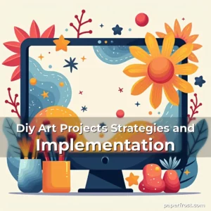 Artistic representation for Diy Art Projects Strategies and Implementation