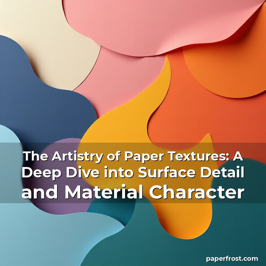 Read more about the article The Artistry of Paper Textures: A Deep Dive into Surface Detail and Material Character